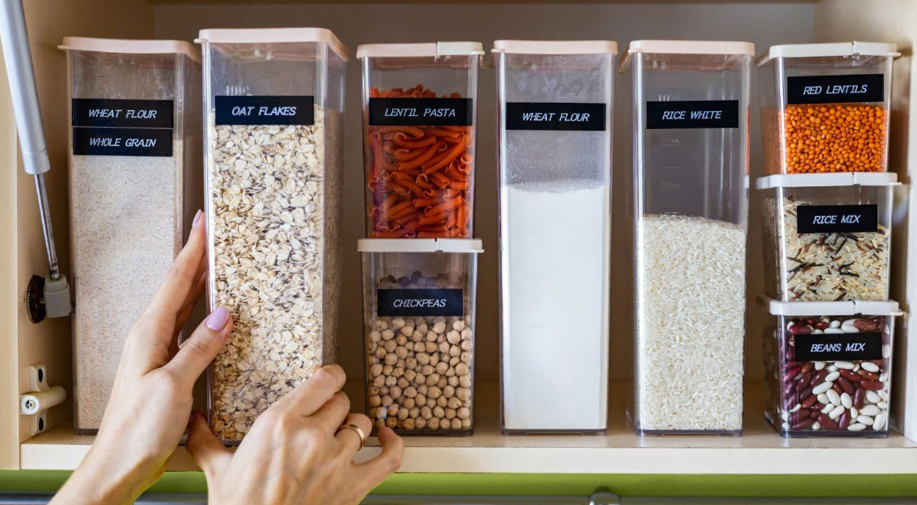 روش نگهداری حبوبات در کابینت